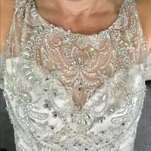 Soterro and Midgely Gown| Light Gold Pewter Sonata